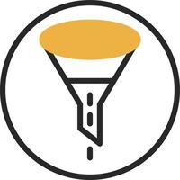 Funnel Vector Icon Design