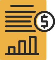 Cash Flow Statement Vector Icon Design