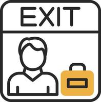 Exit Interview Vector Icon Design