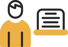 diseño de icono de vector de programador