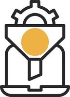 Conversion Rate Optimizer Vector Icon Design