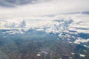 ciudad de vista de pájaro foto