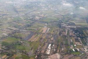 ciudad de vista de pájaro foto