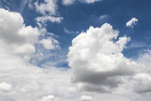 Sky and clouds, view from inside the plane photo