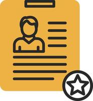 Good Resume CV Vector Icon Design