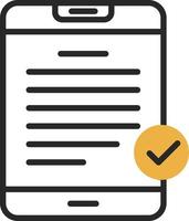 Digital Contract Vector Icon Design