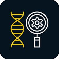 Genetic Finding Vector Icon Design