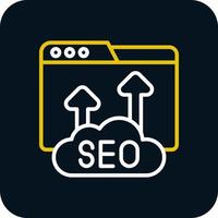 diseño de icono de vector de seo