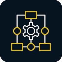 Workflow Process Vector Icon Design