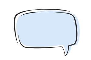 Speech bubble for text. Element design for chat or message. Vector illustration