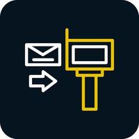 Direct Mail Vector Icon Design