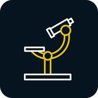 Microscope Vector Icon Design