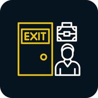 Exit Interview Vector Icon Design