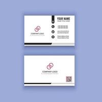 black business card with red triangle shapes design vector