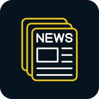 Breaking News Vector Icon Design