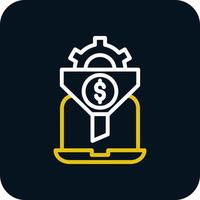 Conversion Rate Optimizer Vector Icon Design