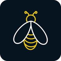 diseño de icono de vector de abeja