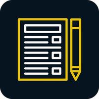 Task List Vector Icon Design
