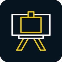 Canvas And Easel Vector Icon Design