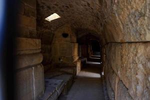 Ancient ruins in the city of Ephesus, Turkey photo