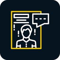 Complaint Vector Icon Design