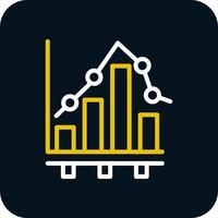 Bar Chart Vector Icon Design