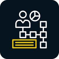 Organization Chart Vector Icon Design