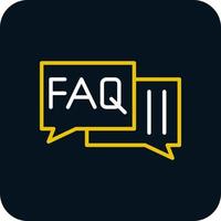 Faq Vector Icon Design