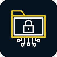 Data Encryption Vector Icon Design