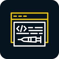 Code Injection Vector Icon Design