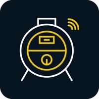 Robot Vacuum Vector Icon Design