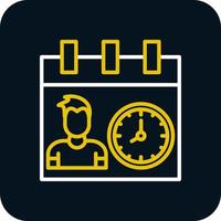 Working Hours Vector Icon Design