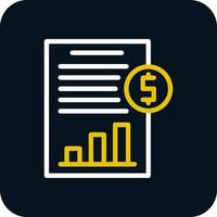 Cash Flow Statement Vector Icon Design