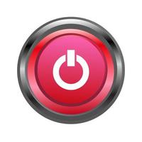 Power button vector illustration