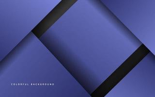 Abstract overlap layer blue color background vector