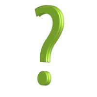 Question mark symbol icon realistic vector