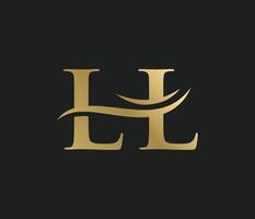 Letter L L Linked Logo vector