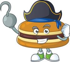 A cartoon character of dorayaki vector