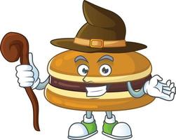 A cartoon character of dorayaki vector