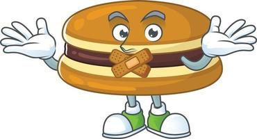 A cartoon character of dorayaki vector