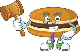 A cartoon character of dorayaki vector