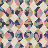 Vector abstract geometric multi color illustration seamless repeat pattern