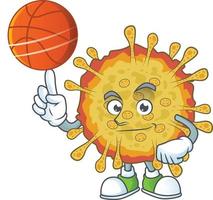 A cartoon character of outbreaks coronavirus vector