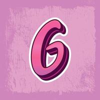 3d illustration of letter g vector
