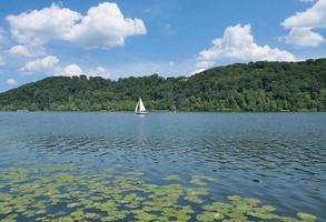 Lake Baldeneysee,Ruhrgebiet,North Rhine Westphalia,Germany photo