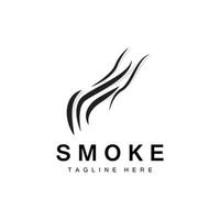 Steam Steam Logo Vector Hot Evaporating Aroma. Smell Line Illustration, Cooking Steam Icon, Steam Train, Baking, Smoking