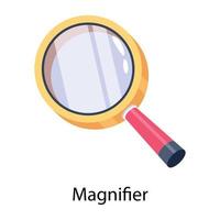 Trendy Magnifier Concepts vector