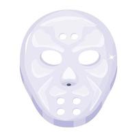 Trendy Hockey Mask vector