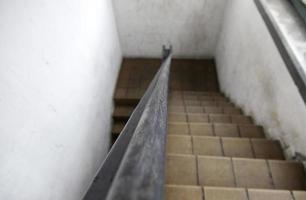 Dark creepy stairs photo