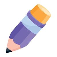 Trendy Lead Pencil vector